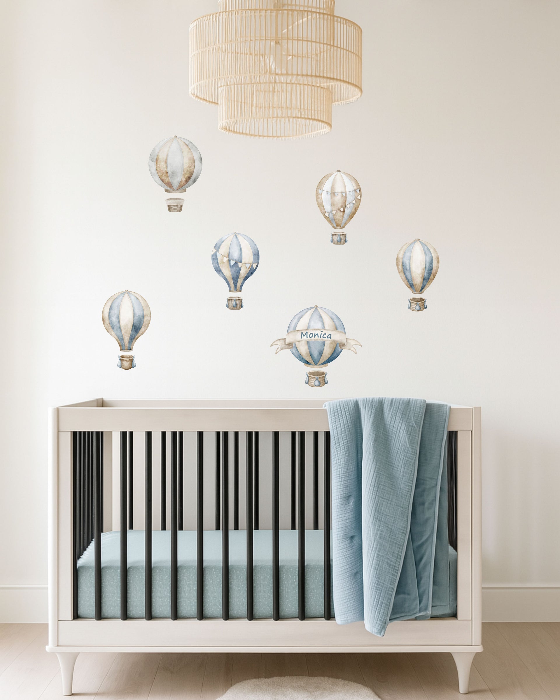 Hot Air Balloon Fabric Wall Decals