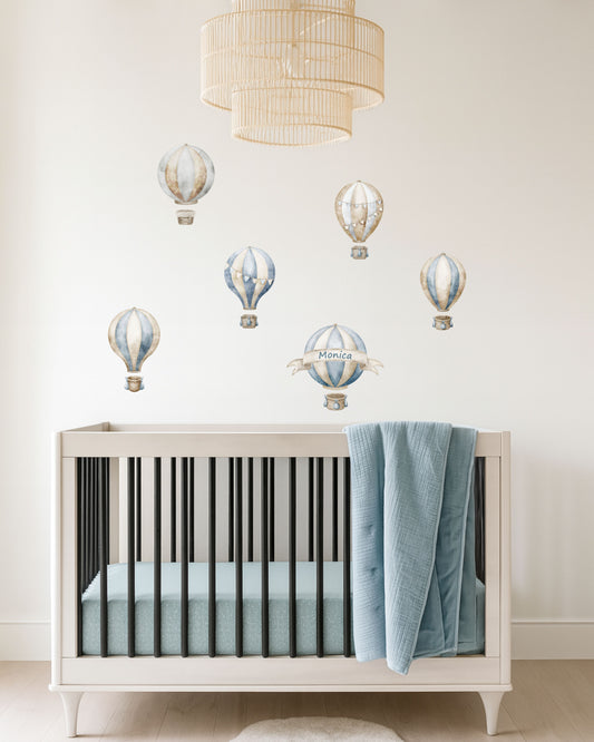 Hot Air Balloon Fabric Wall Decals