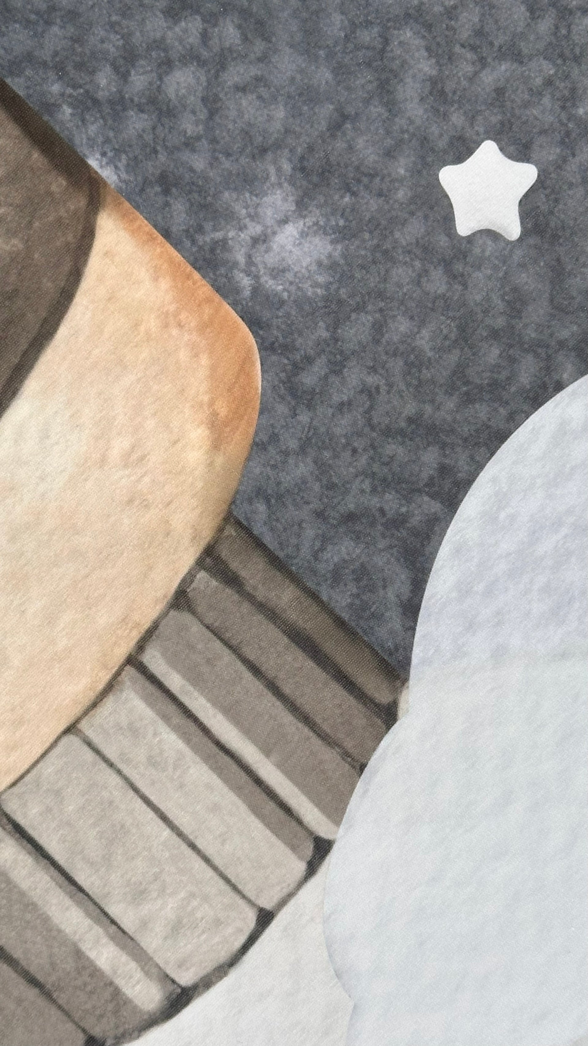 Space Growth Chart Fabric Wall Decals - Rocket