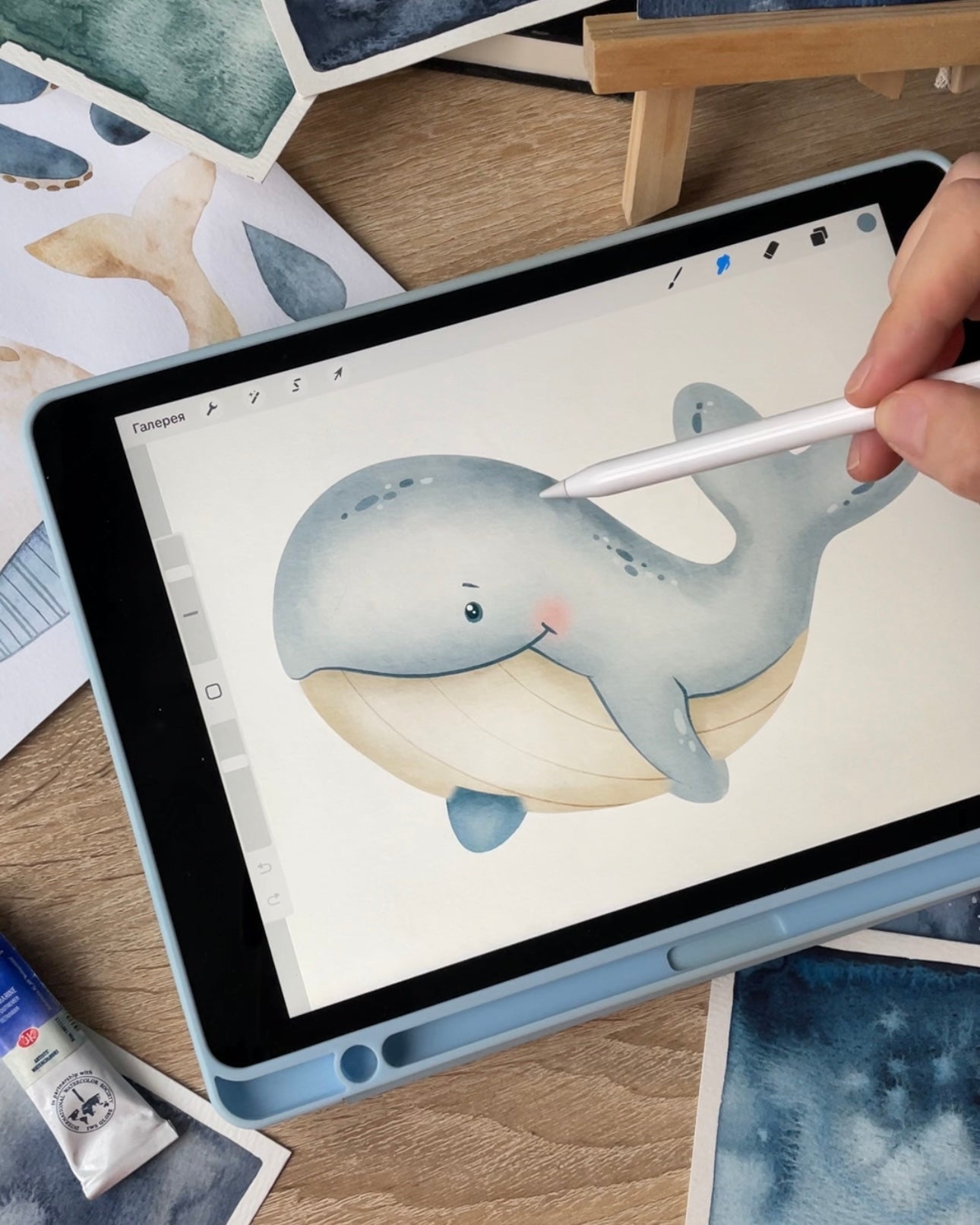 Ocean Fabric Wall Decals