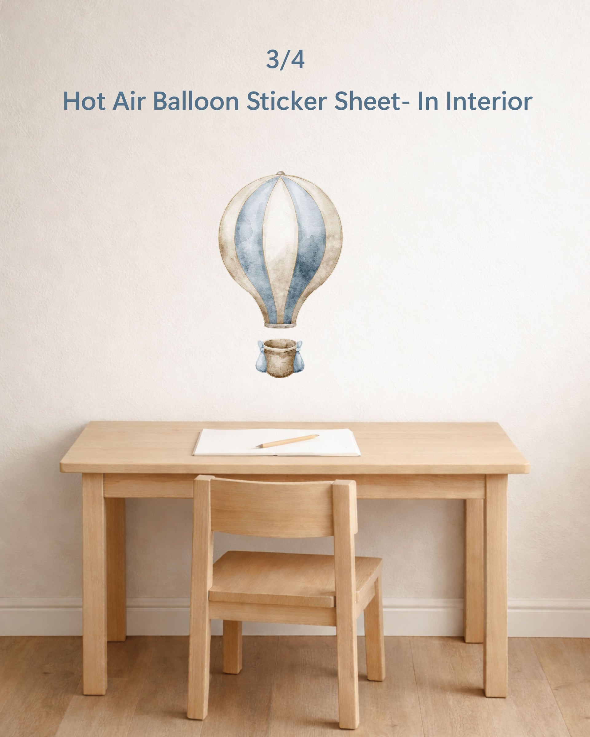 Kids Party Favors Gift Set | Fabric Wall Decals Set 4 | Nursery Playroom Decor