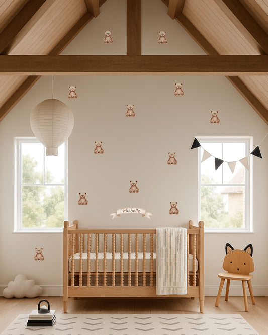 Teddy Bears Fabric Wall Decals