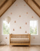 Teddy Bear Fabric Wall Decals for Nursery | Animal Wall Stickers with Name Option