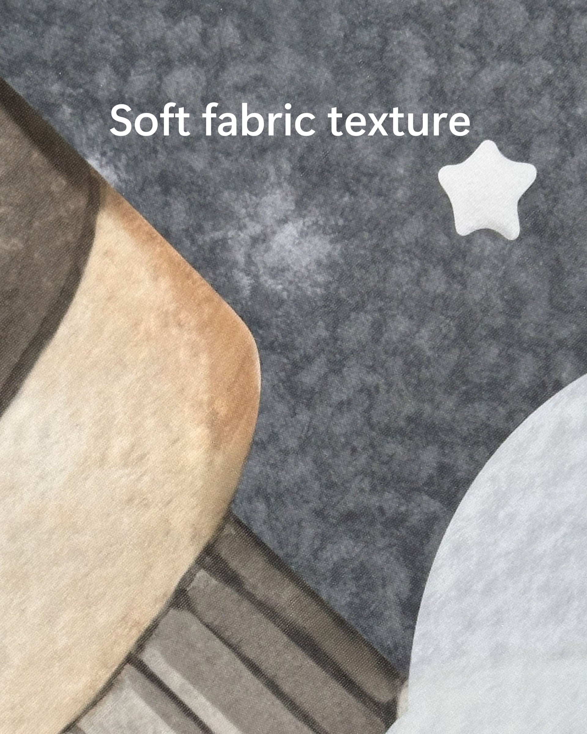 Rocket Growth Chart Fabric Wall Decals for Nursery | Space Wall Stickers with Name Option