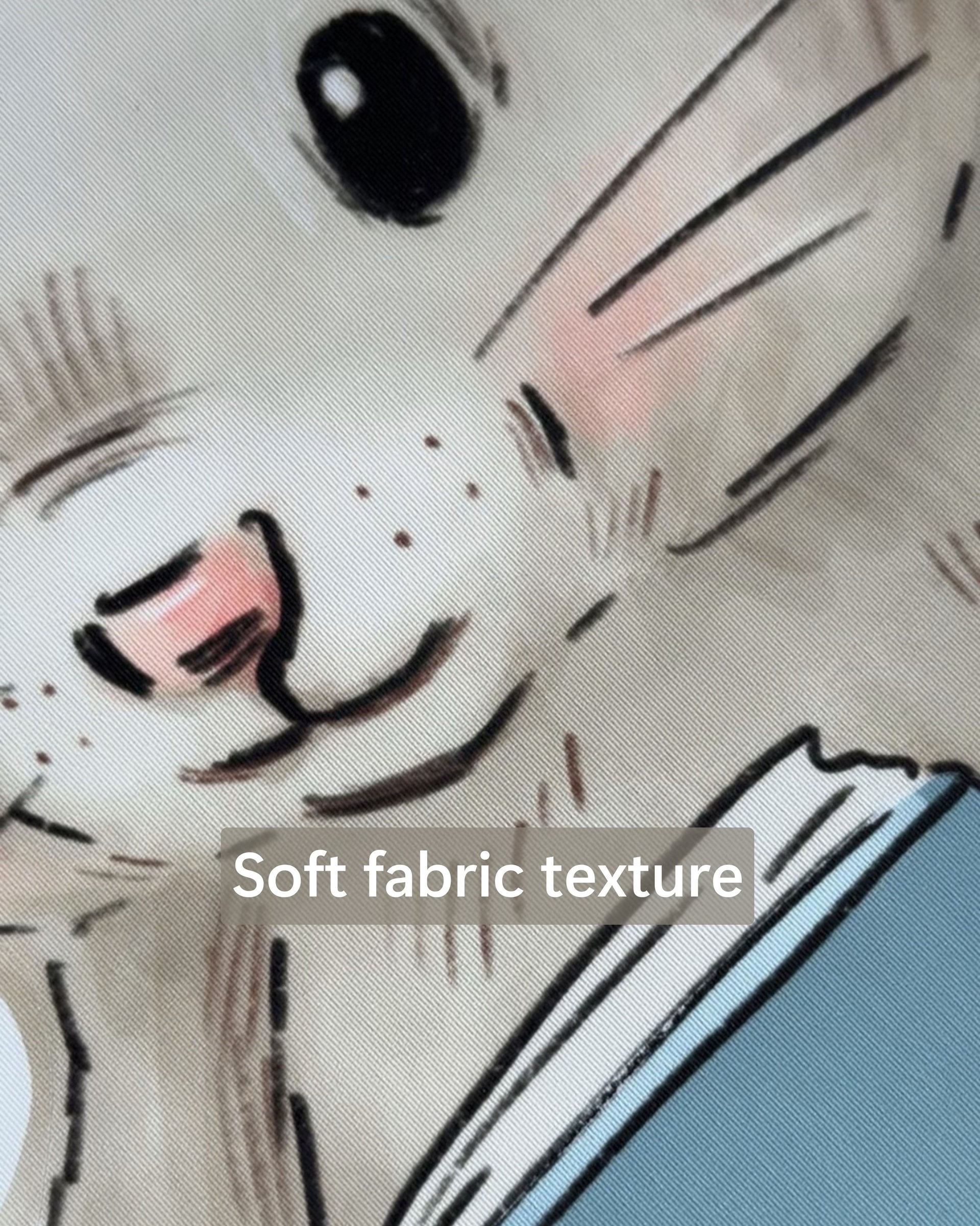 Bunny Fabric Wall Decals for Nursery | Animal Wall Stickers with Name Option